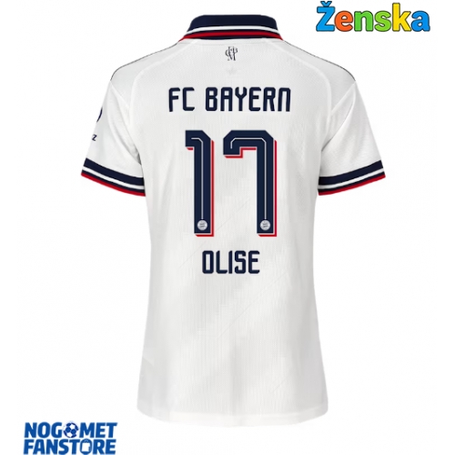 Bayern Munich Michael Olise #17 Gostujuci Dres za Ženska 2026-27 Kratak Rukav